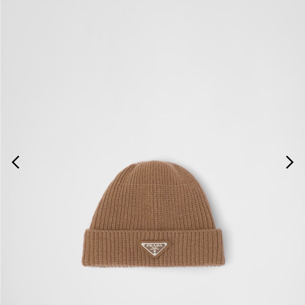 Prada Wool and Cashmere Knit Beanie BRAND NEW